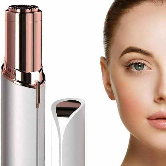 TWO Facial Hair Remover Painless Hair Removal Portable Trimmers W/LED Light - Picture 2 of 4